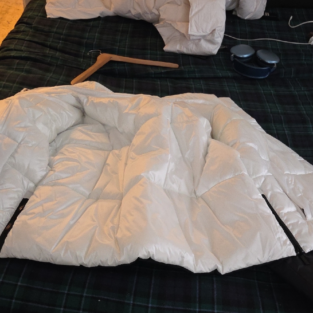 Calvin Klein Collection White Bomber Jacket